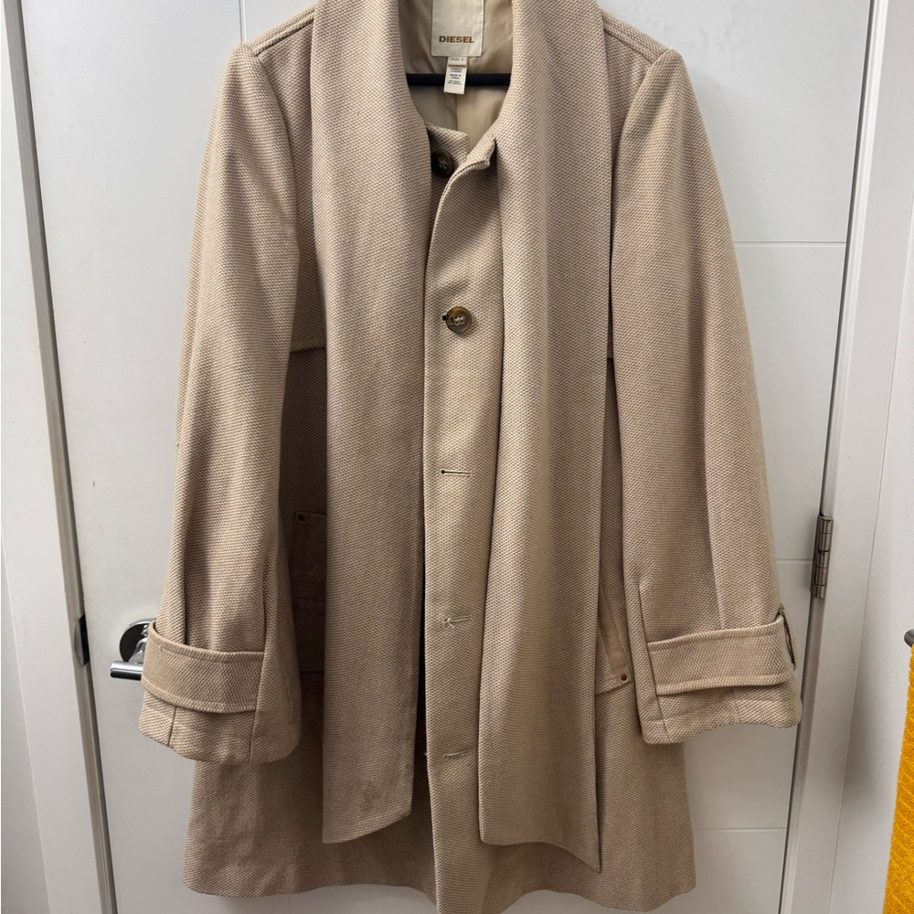Diesel Women's Tan Trench Coat